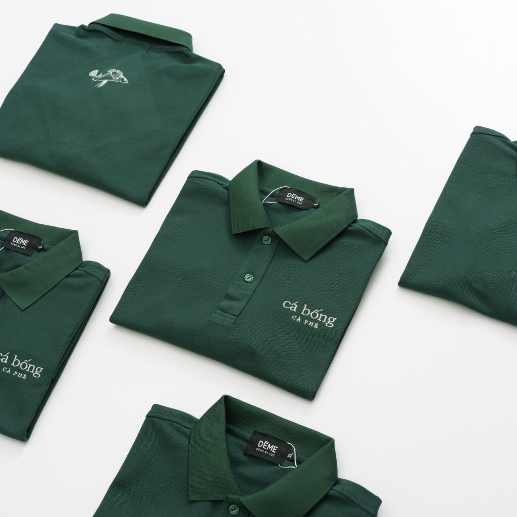 Đồng phục Áo polo Rayon màu Xanh Forest