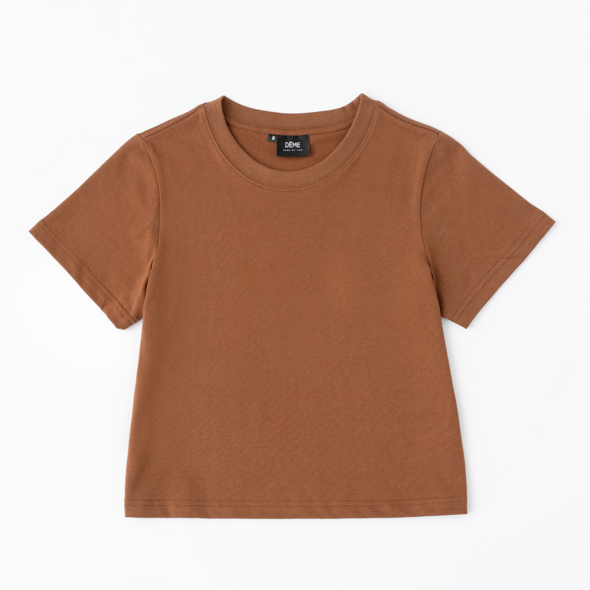 Đồng phục Áo thun Babytee Cotton 250gsm màu Nâu