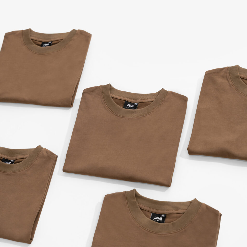 Đồng phục Áo thun Oversize 215gsm màu Nâu Đồng phục Áo thun Oversize 215gsm màu Nâu