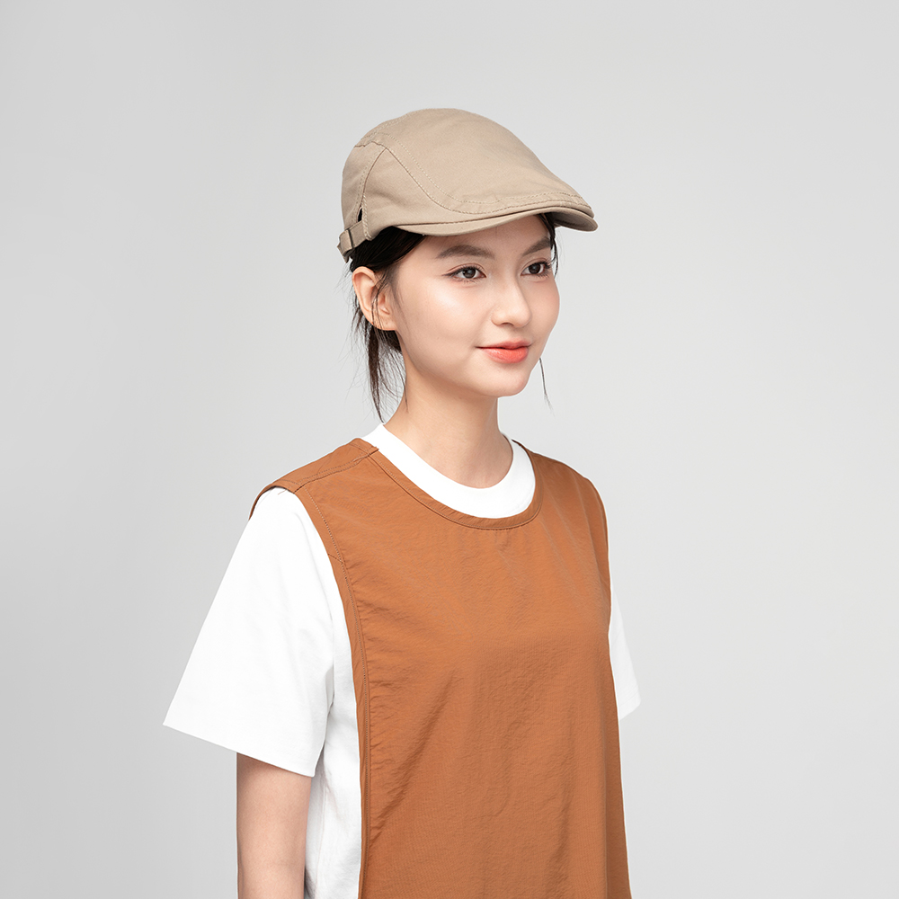 Đồng phục mũ Beret Textlite Freesize màu Kaki