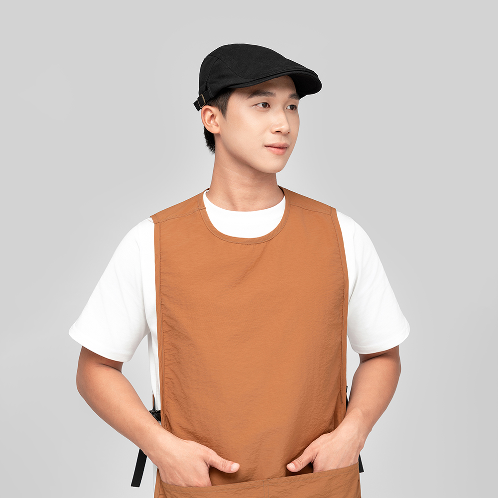 Đồng phục mũ Beret Textlite Freesize màu Đen