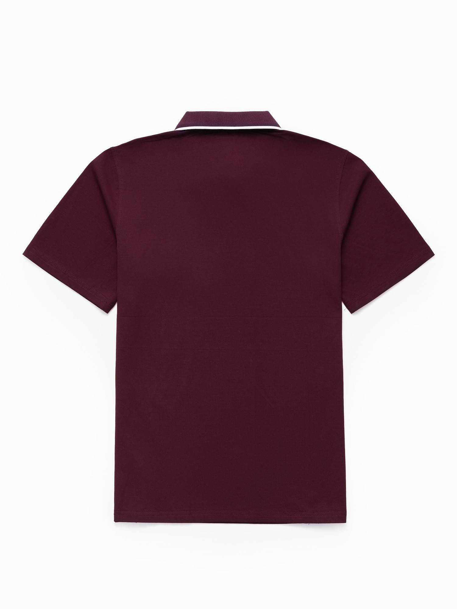 Đồng phục lớp Áo polo De-nova màu Tím nho cổ viền trắng
