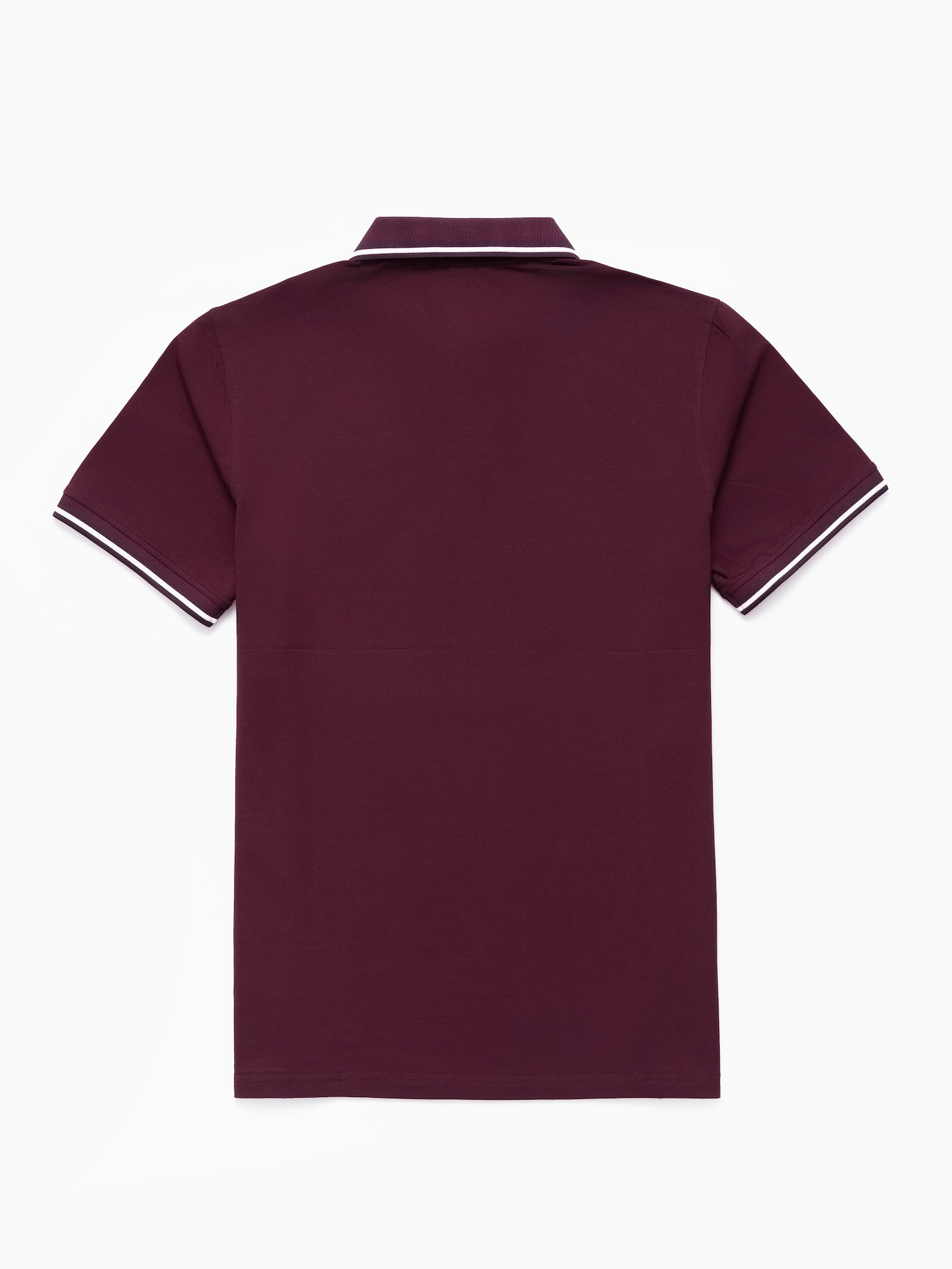 Đồng phục lớp Áo polo De-nova màu Tím nho phối viền trắng