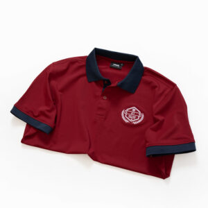 Đồng phục lớp Áo polo De-nova màu Đỏ đô phối xanh đen