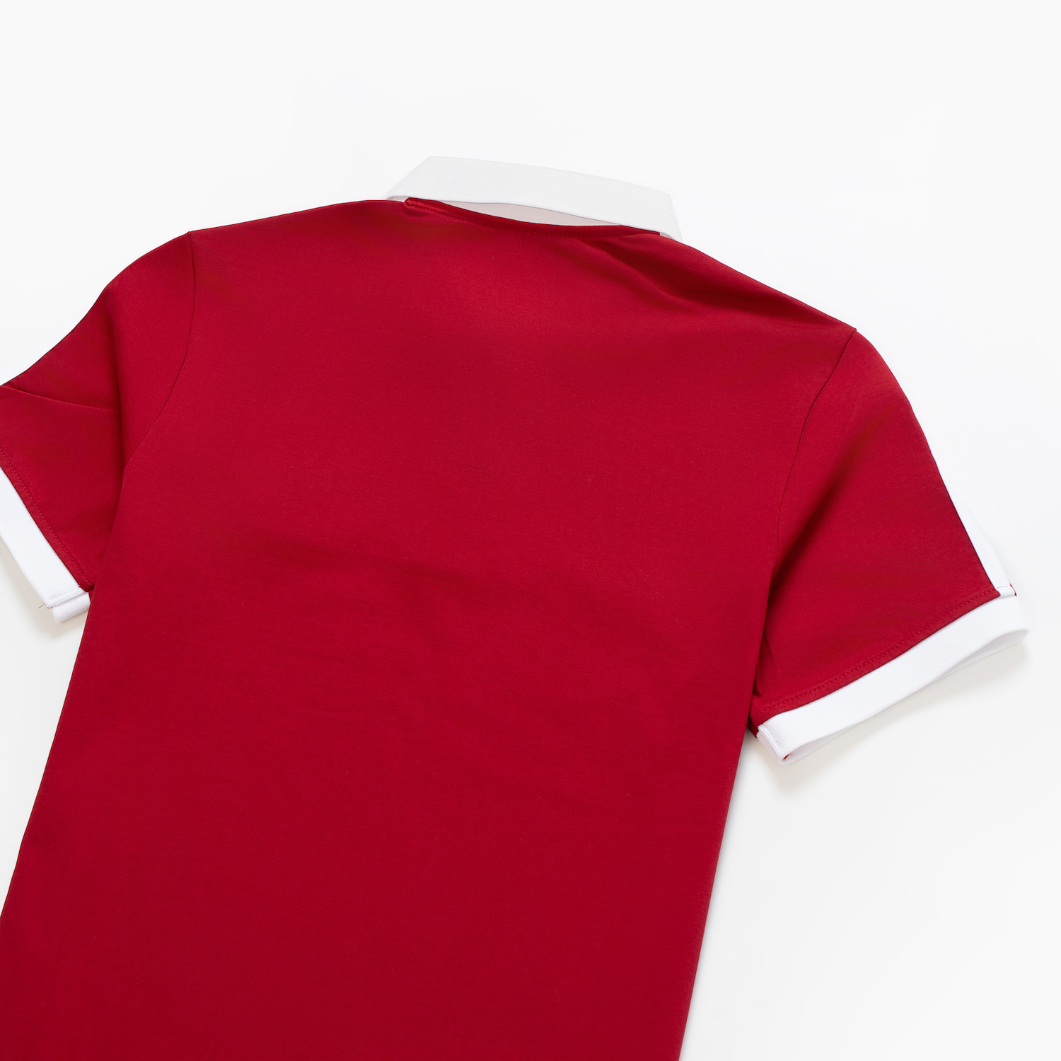 Đồng phục lớp Áo polo De-nova màu Đỏ đô phối trắng