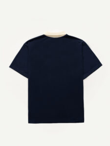 Đồng phục lớp Áo polo De-nova màu Xanh than phối cổ be