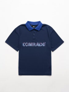 Đồng phục lớp Áo polo Cotton Poly màu Xanh than phối cổ