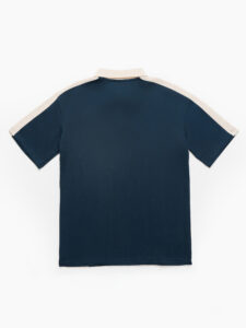 Đồng phục lớp Áo polo De-nova màu Xanh than phối be
