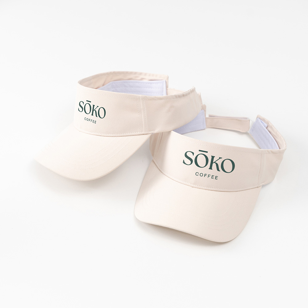 Đồng phục mũ Visor nửa đầu Kaki Freesize màu Be